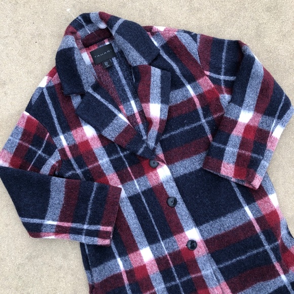 Plaid Oversized Coat | Khaki